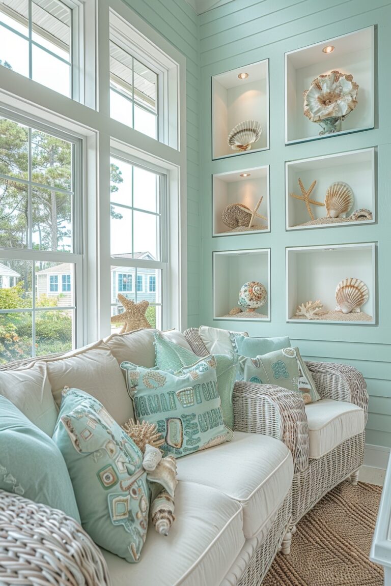 29 Coastal Wall Decor Ideas To Bring The Beach Home - Learn California - Coastal Wall Decor Ideas On A Budget
