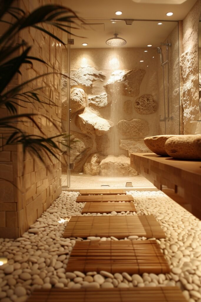 Coastal Zen Shower Room