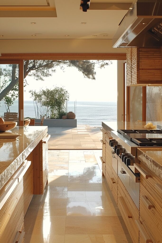 Coastal Zen-Style Kitchens