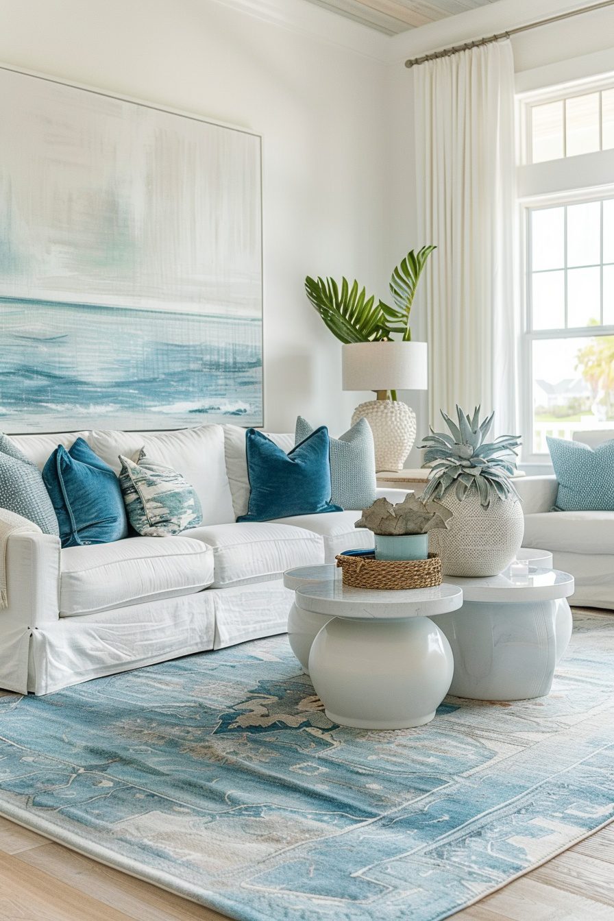 29 Coastal Modern Living Room Ideas For A Contemporary Beach Vibe ...