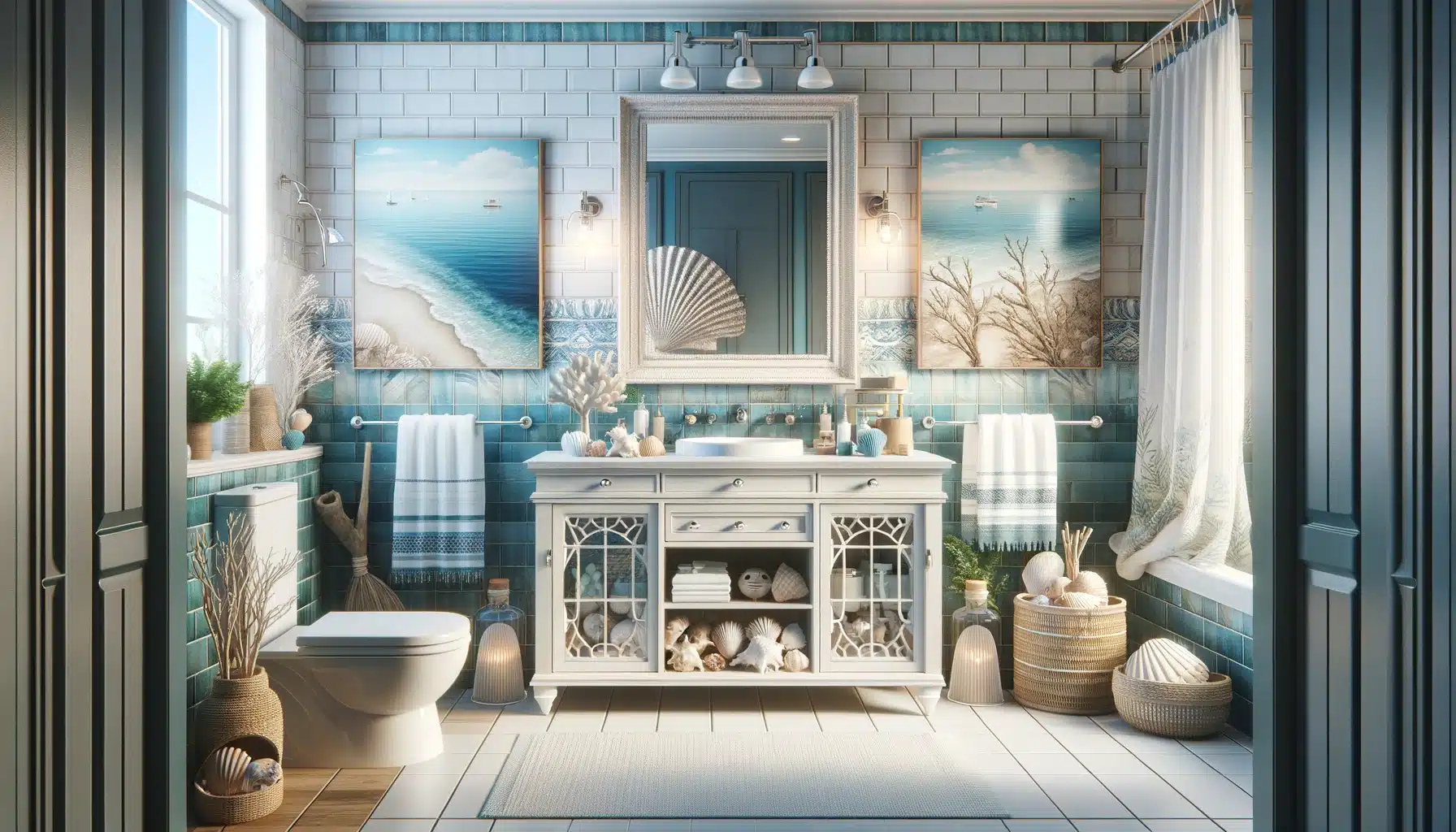 29 Coastal Theme Bathroom Decor Ideas Learn California