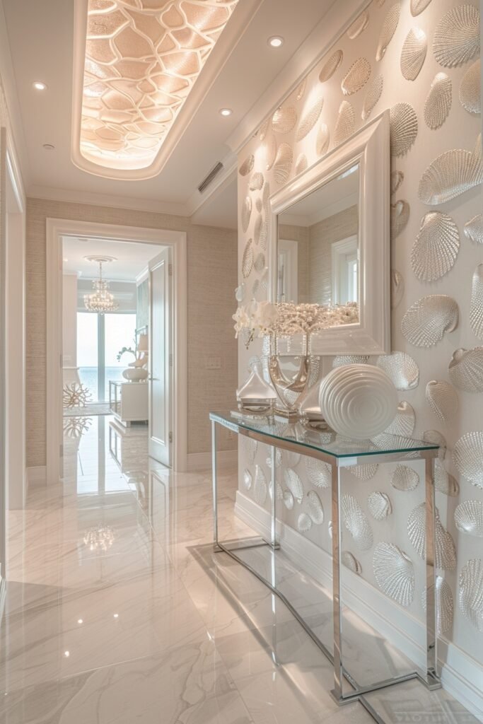 Elegant Seashell-Themed Entry