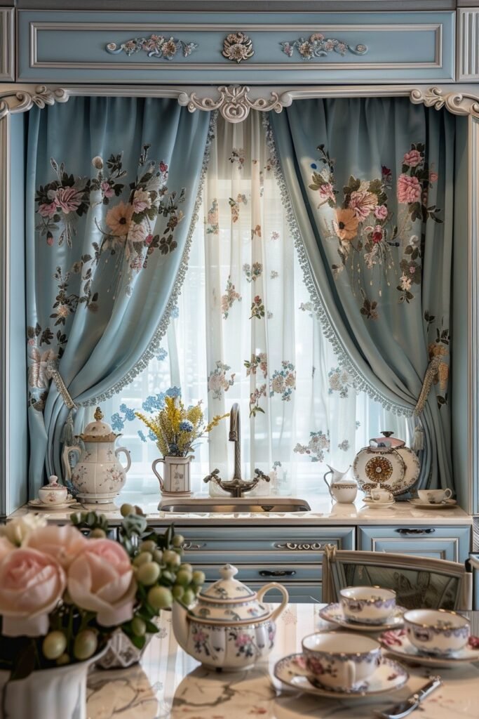 Embroidered Artistry Curtains