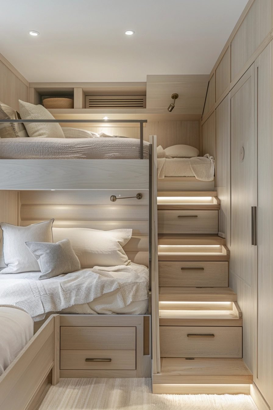 29 Bunk Bed Ideas With Storage For A Clutter-Free Room - Learn California