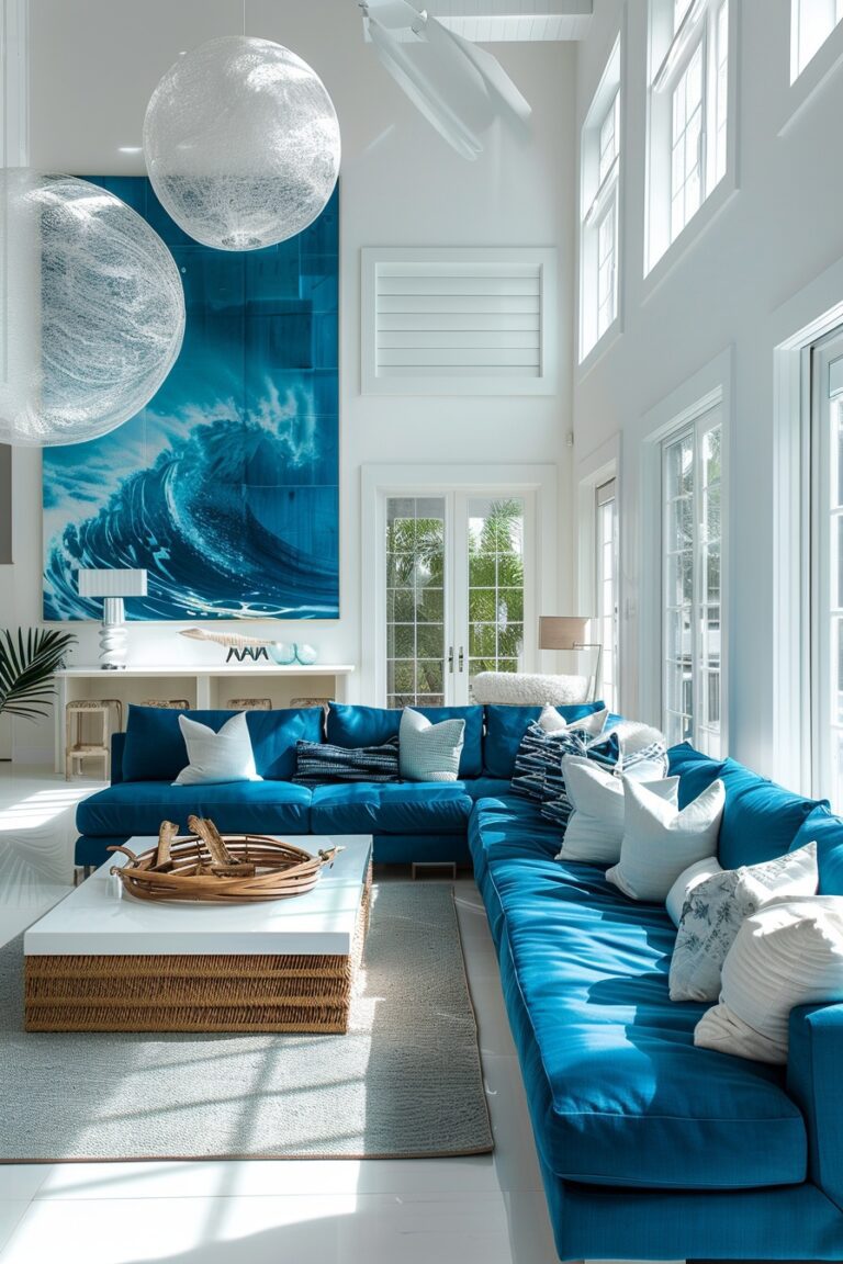 29 Coastal Modern Living Room Ideas For A Contemporary Beach Vibe ...