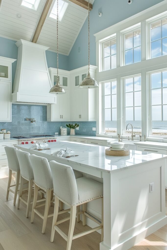 Fresh Sea Breeze Open Kitchens