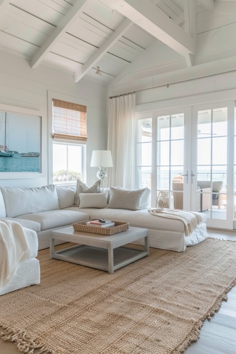 Thumbnail for Minimalist Coastal Modern Living Room