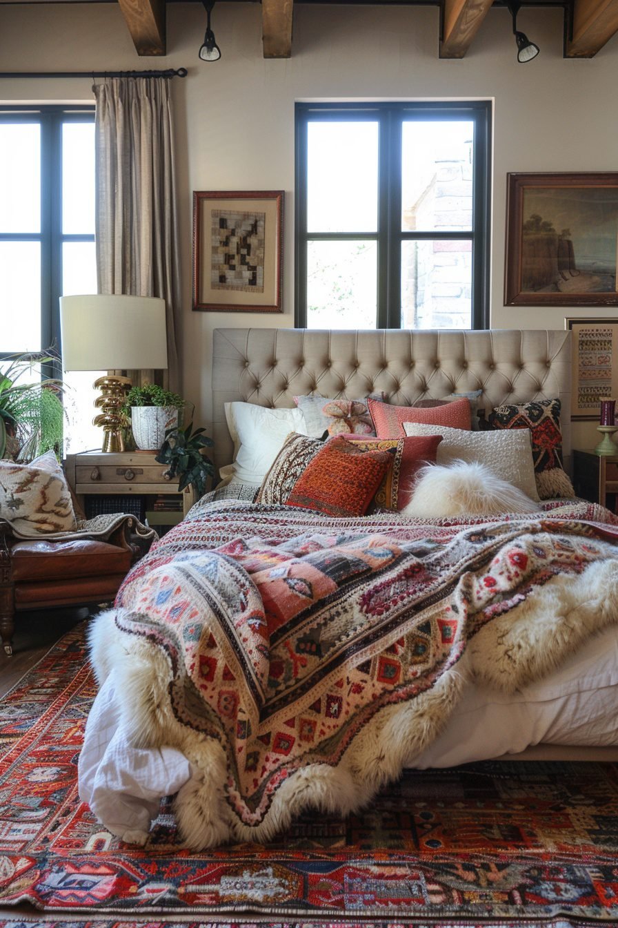 29 Boho Bedroom Layout Ideas To Transform Your Space - Learn California