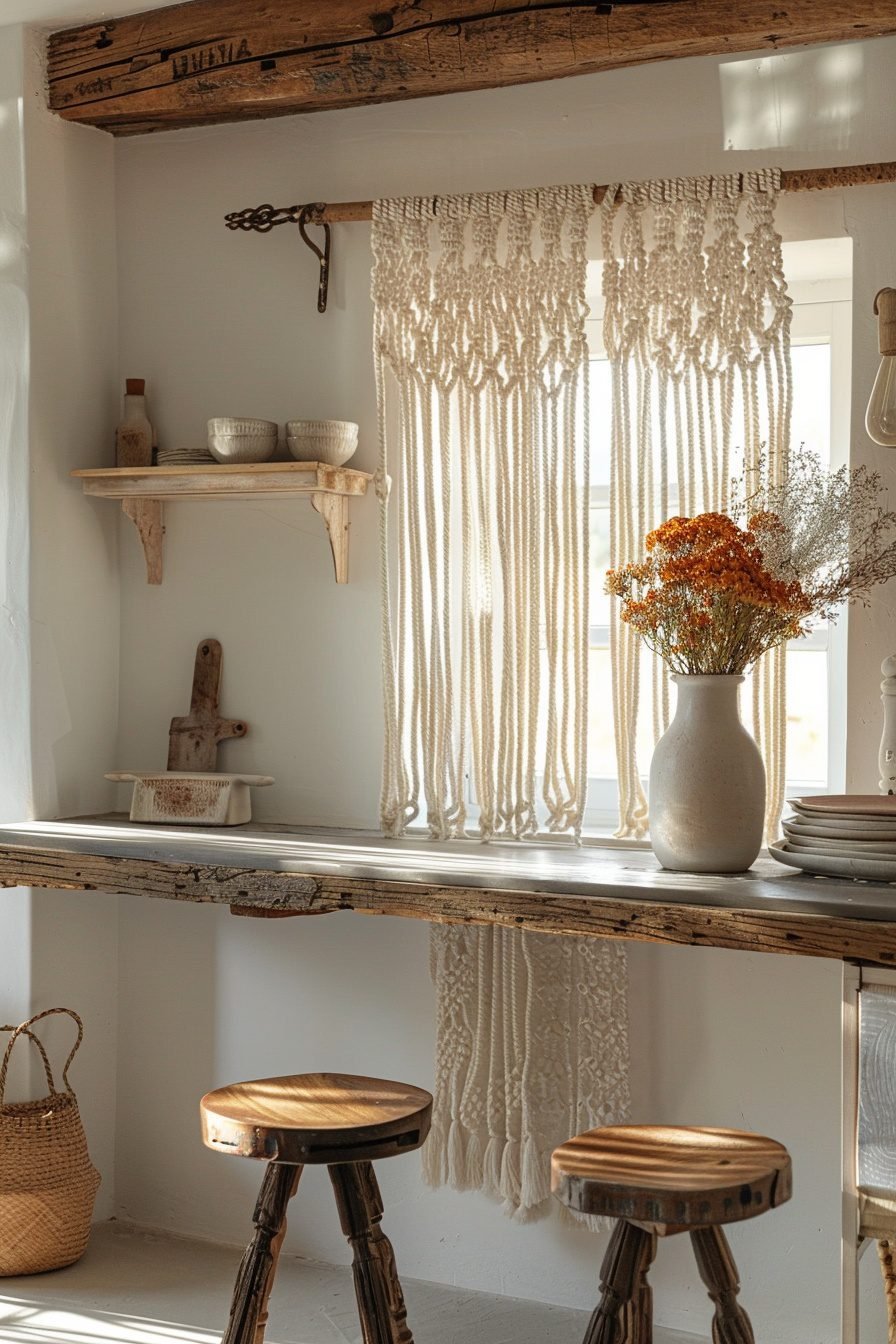 29 Boho Kitchen Curtains To Transform Your Kitchen - Learn California