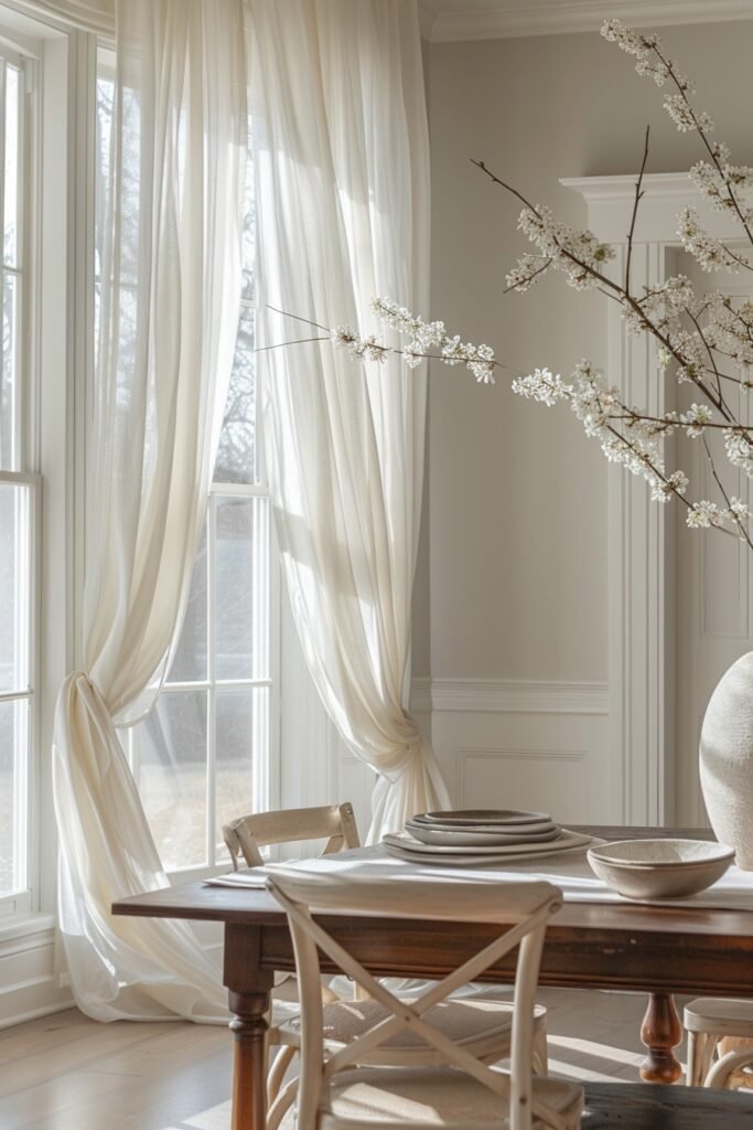 Layered Voile Window Dressings