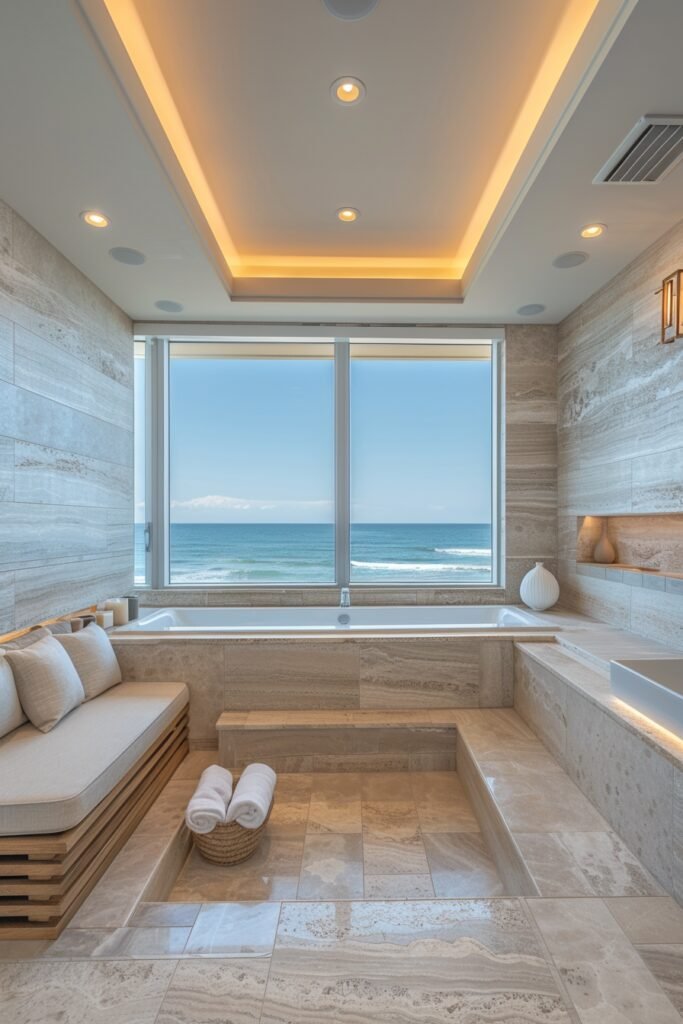 Modern Beachfront Spa