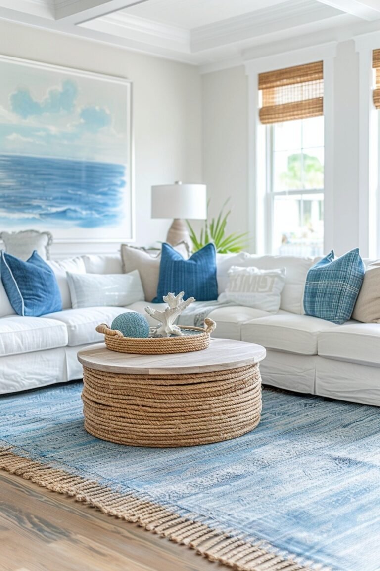 View of 17 Modern Coastal Living Room Designs That Never Get Old