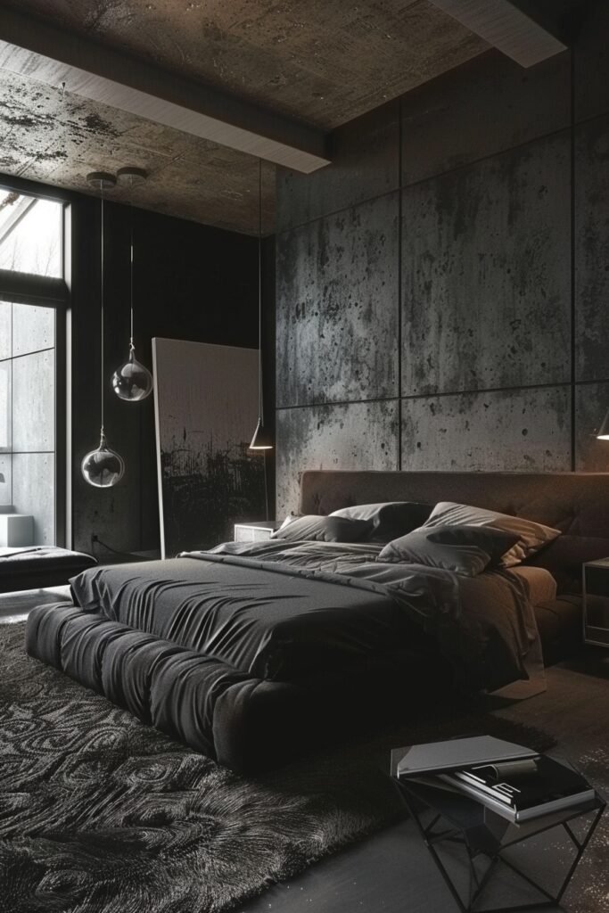 Monochrome Urban Bedroom