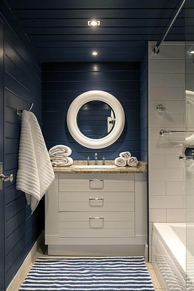 Nautical Chic Restroom