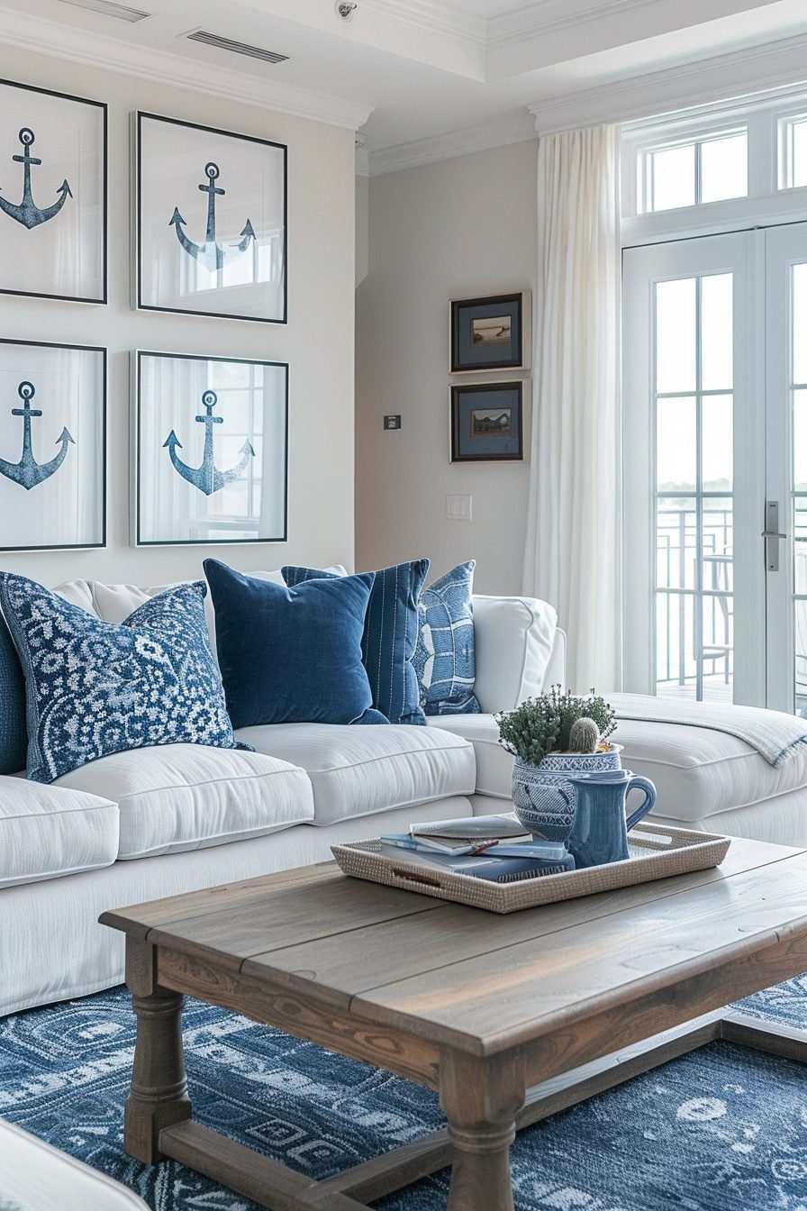 Image showcasing Nautical Style Interior Design - Key Features, Trends, and Ideas for ...
