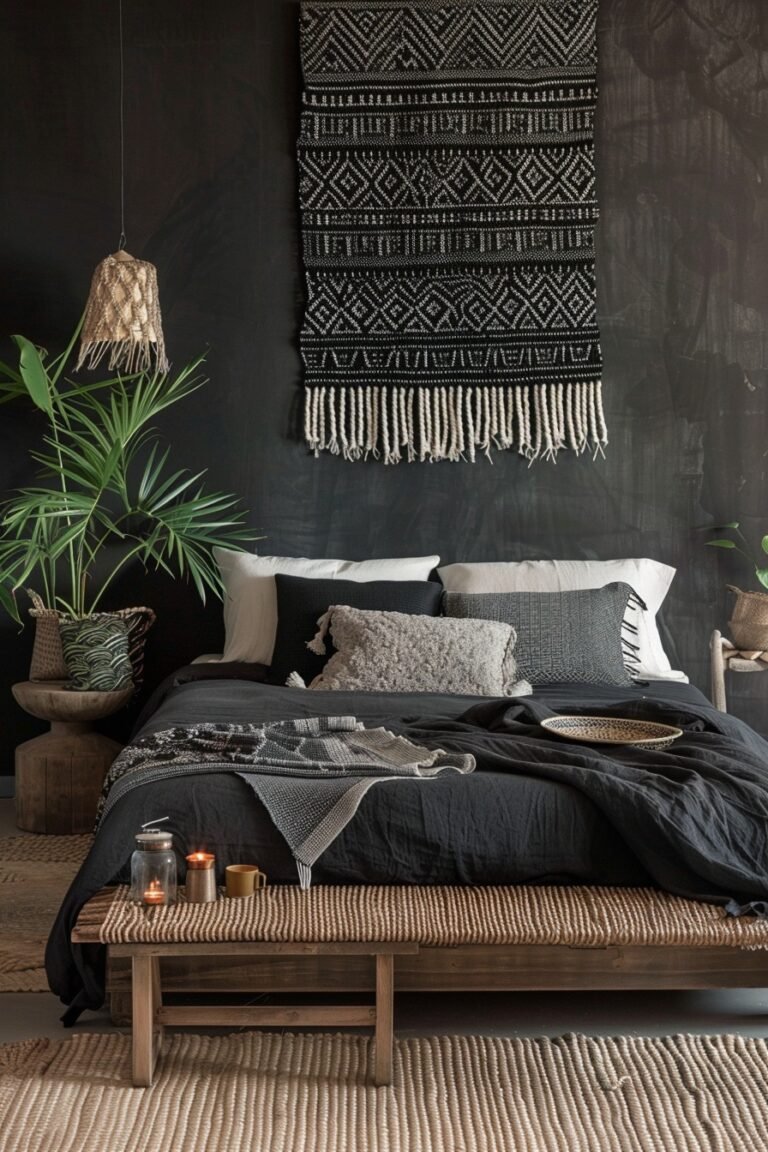 29 Black Boho Bedroom Ideas For Ultimate Elegance - Learn California
