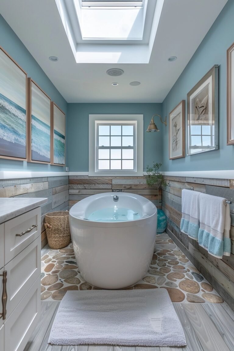 29 Coastal Beach Bathroom Decor Ideas To Bring The Ocean Home - Learn ...