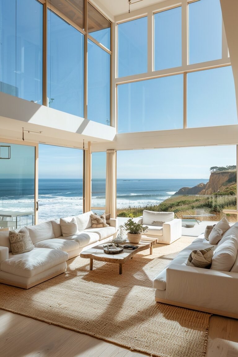 29 Coastal Modern Living Room Ideas For A Contemporary Beach Vibe ...