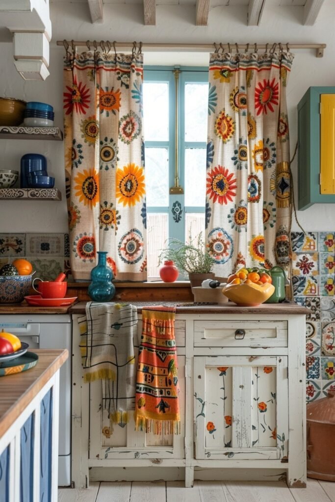 Patchwork Pattern Curtains