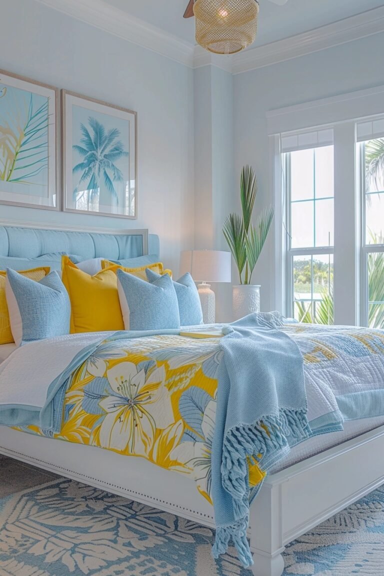 29 Coastal Preppy Bedroom Ideas For Elegant Beach Vibes - Learn California