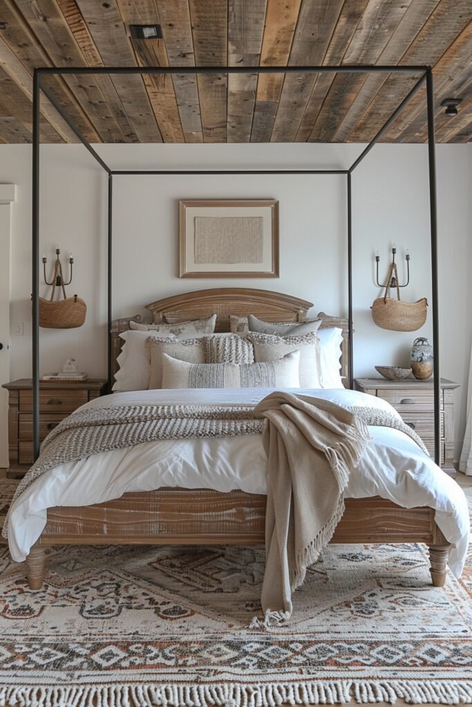 Rustic Fusion Canopy Beds