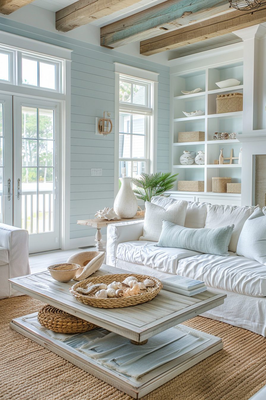 29 Coastal Living Room Ideas To Transform Your Space Into A Seaside ...