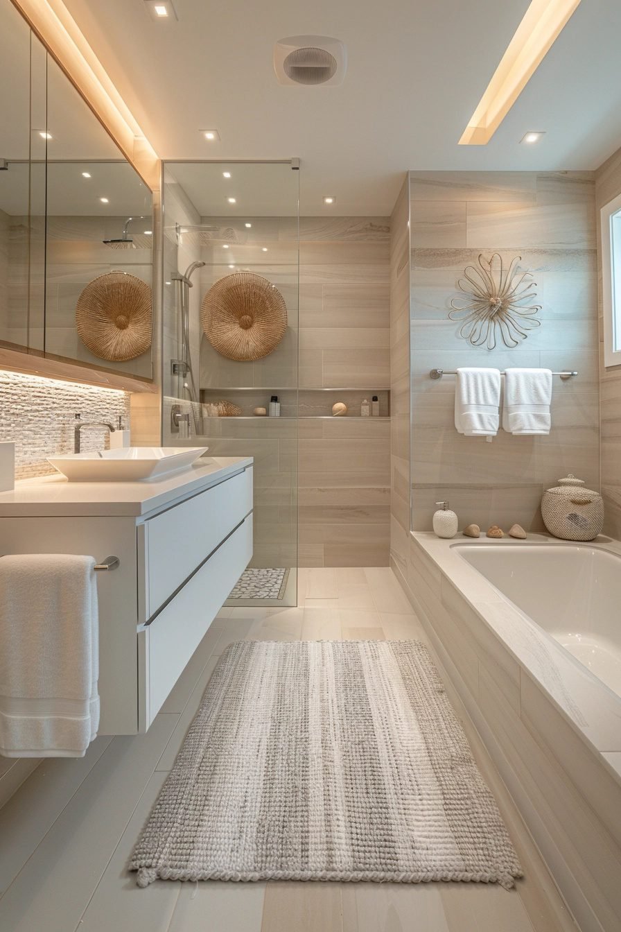 29 Coastal Modern Bathroom Ideas For A Chic Ocean Feel Learn California