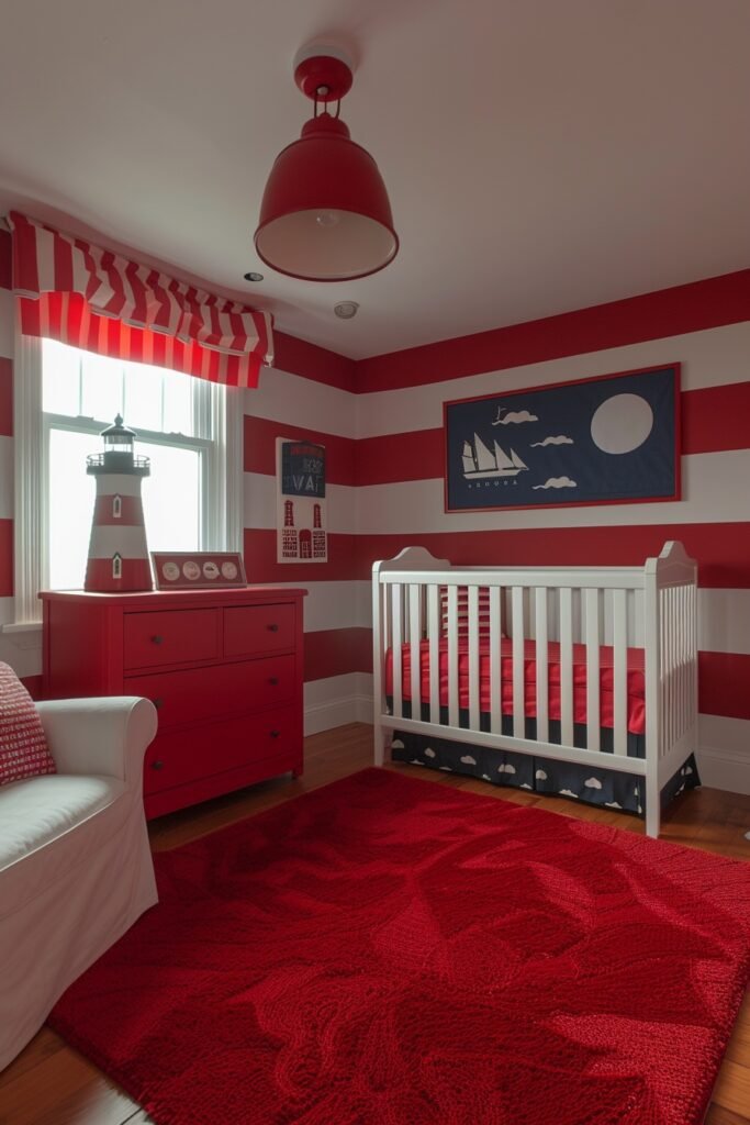 Seaside Lighthouse Nursery Theme