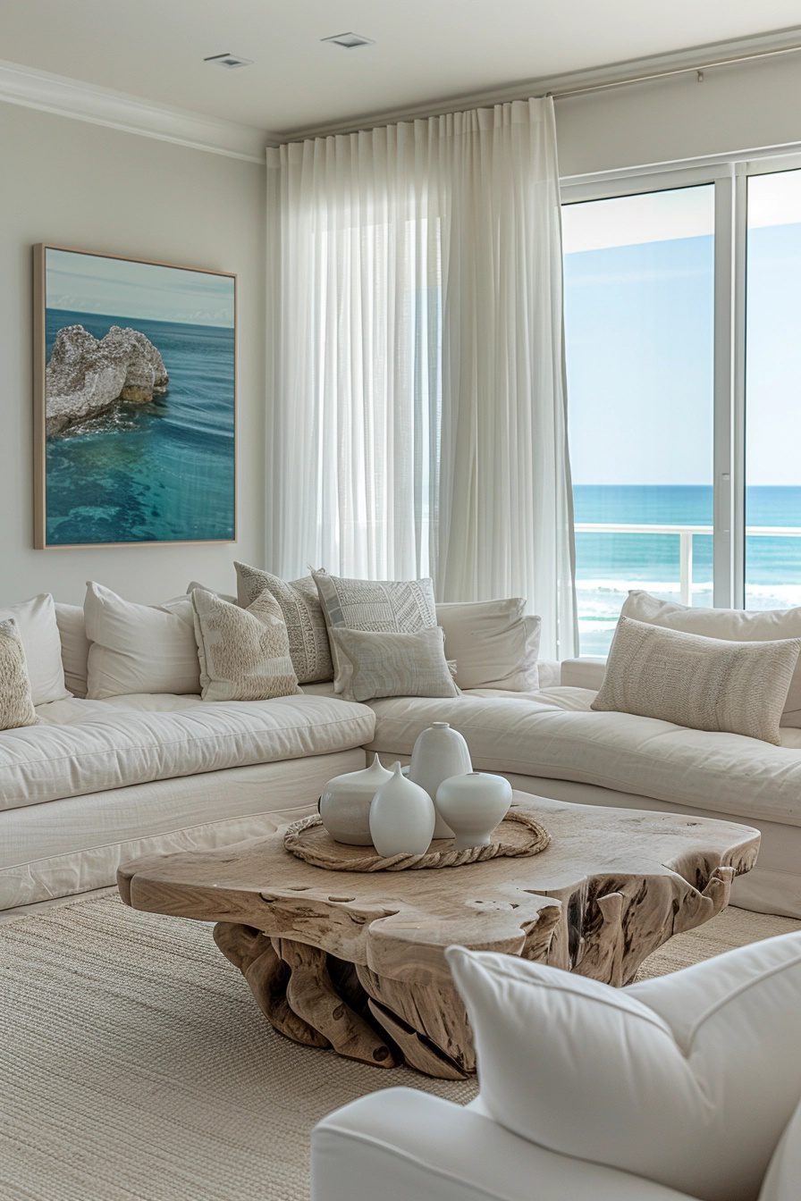 Curated visual reference: Picture Idea: 29 Coastal Living Room Decor Inspiration To Create A Seaside