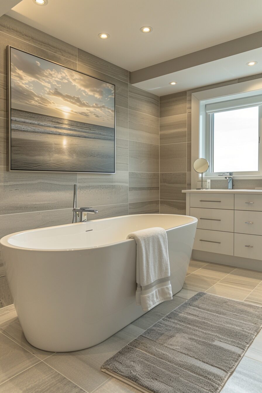 29 Coastal Modern Bathroom Ideas For A Chic Ocean Feel - Learn California