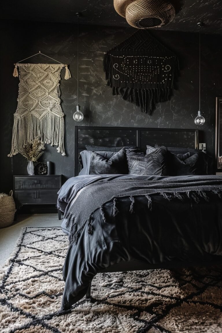 29 Black Boho Bedroom Ideas For Ultimate Elegance - Learn California