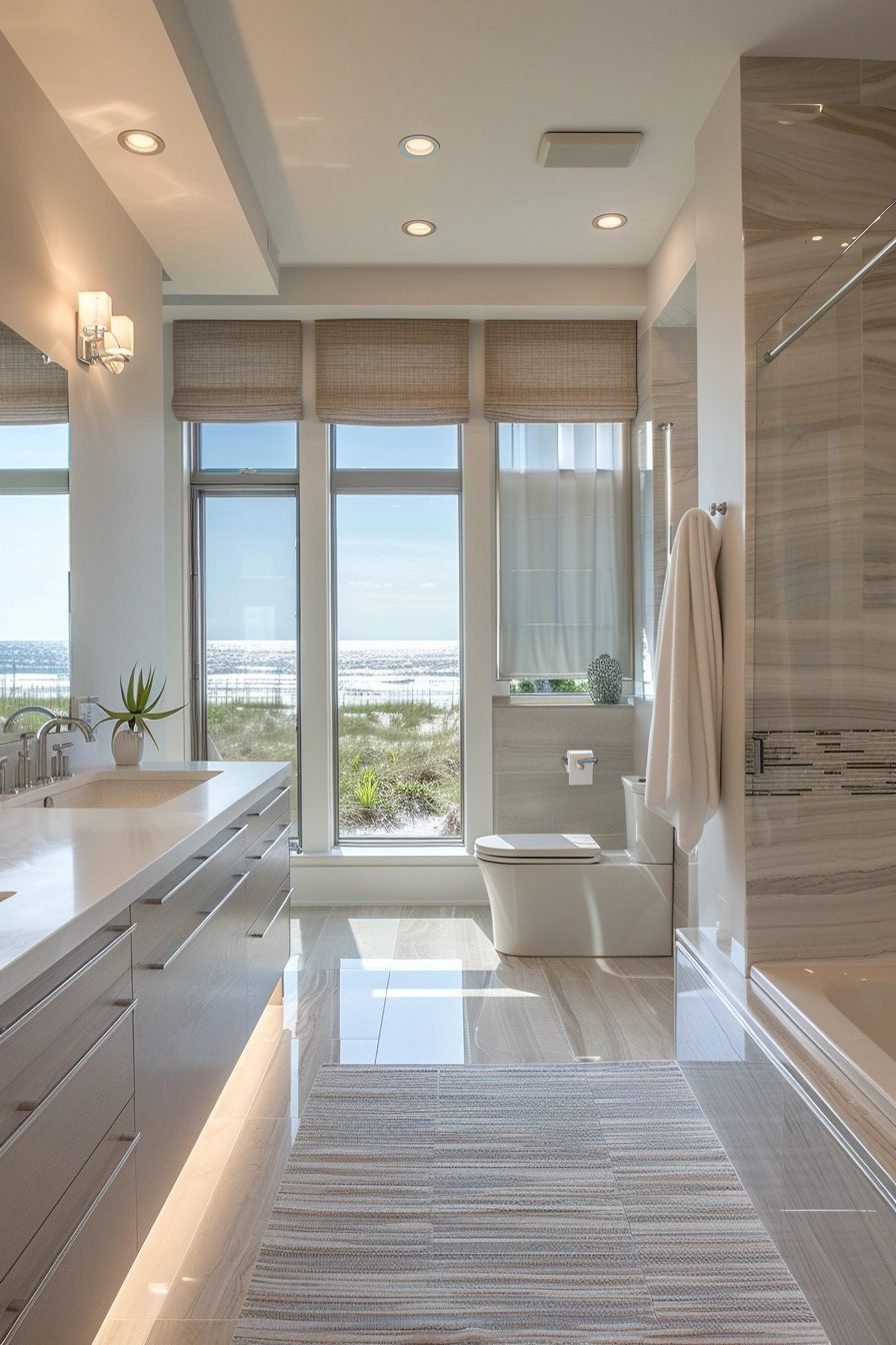 29 Coastal Modern Bathroom Ideas For A Chic Ocean Feel Learn California