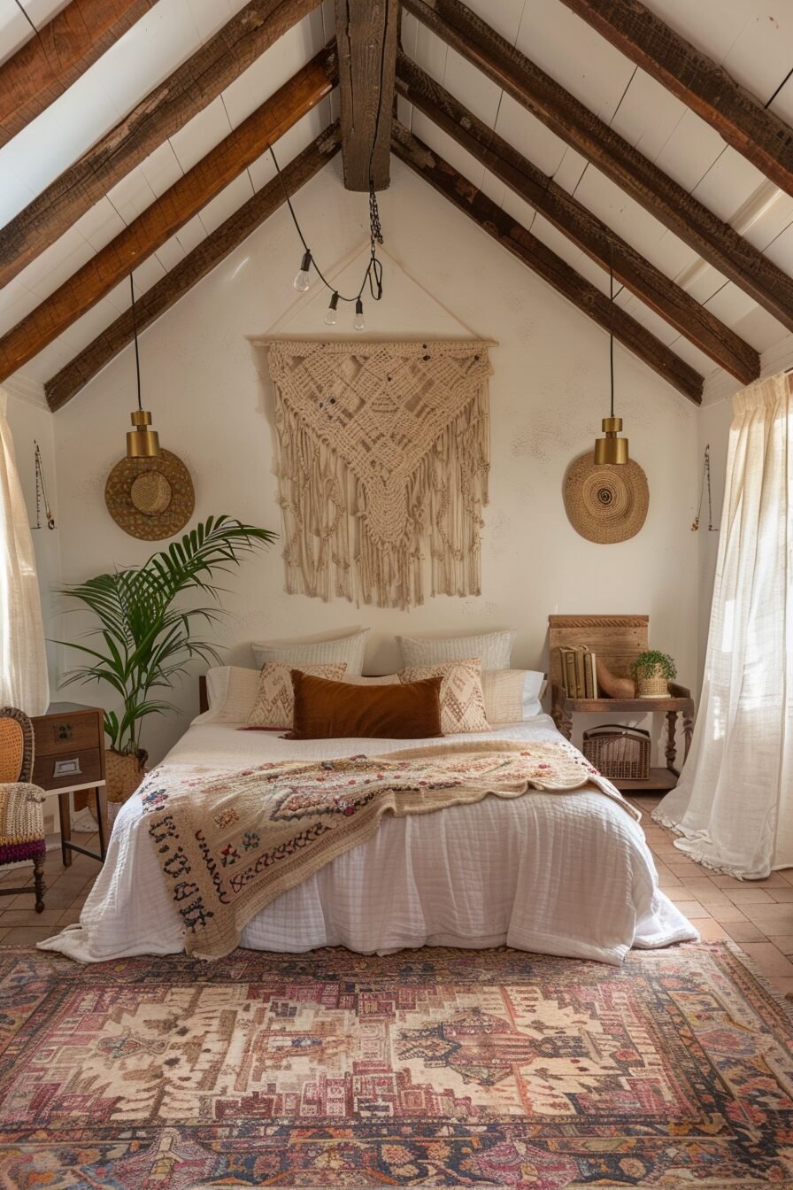 29 Boho Bedrooms With High Ceilings For A Dreamy Atmosphere - Learn California