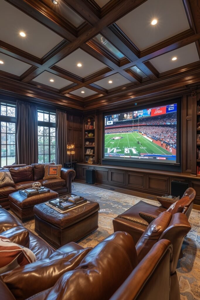 Sports Fan Living Room