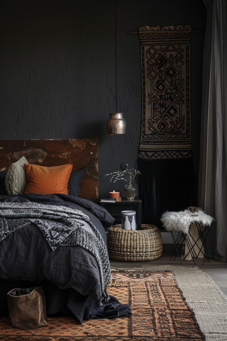 29 Black Boho Bedroom Ideas For Ultimate Elegance - Learn California