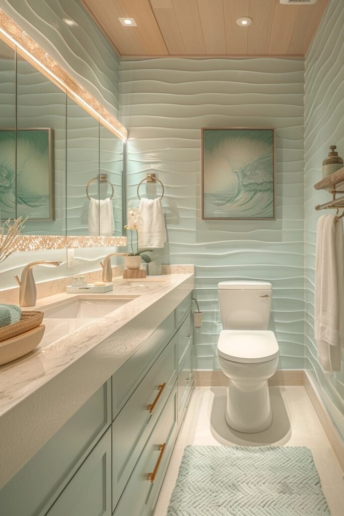 Tranquil Tides Powder Room