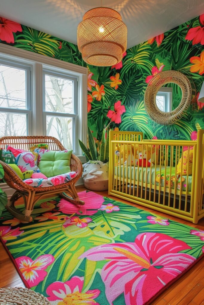 Tropical Island Baby Room