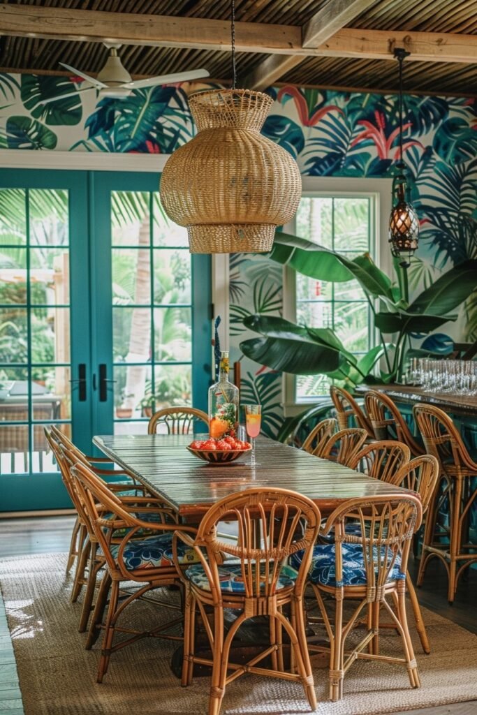 Tropical Island Dining Room