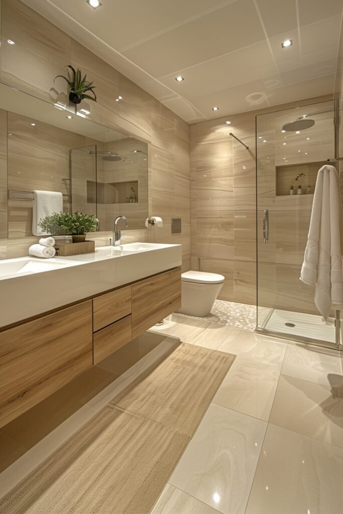 Ultramodern Beach Ensuite