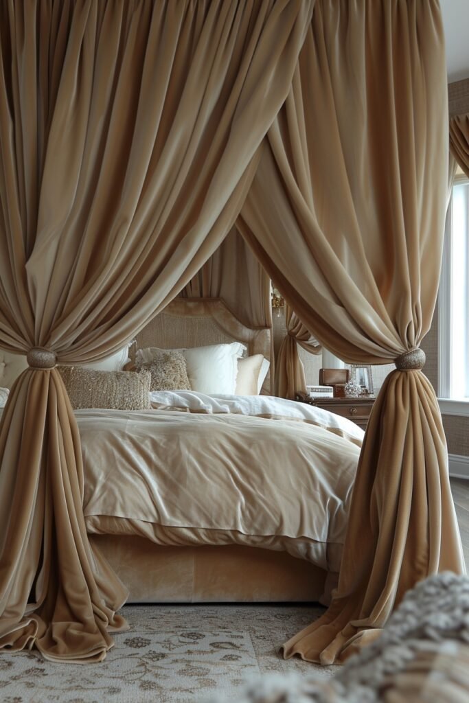 Velvet Opulence Canopy Beds