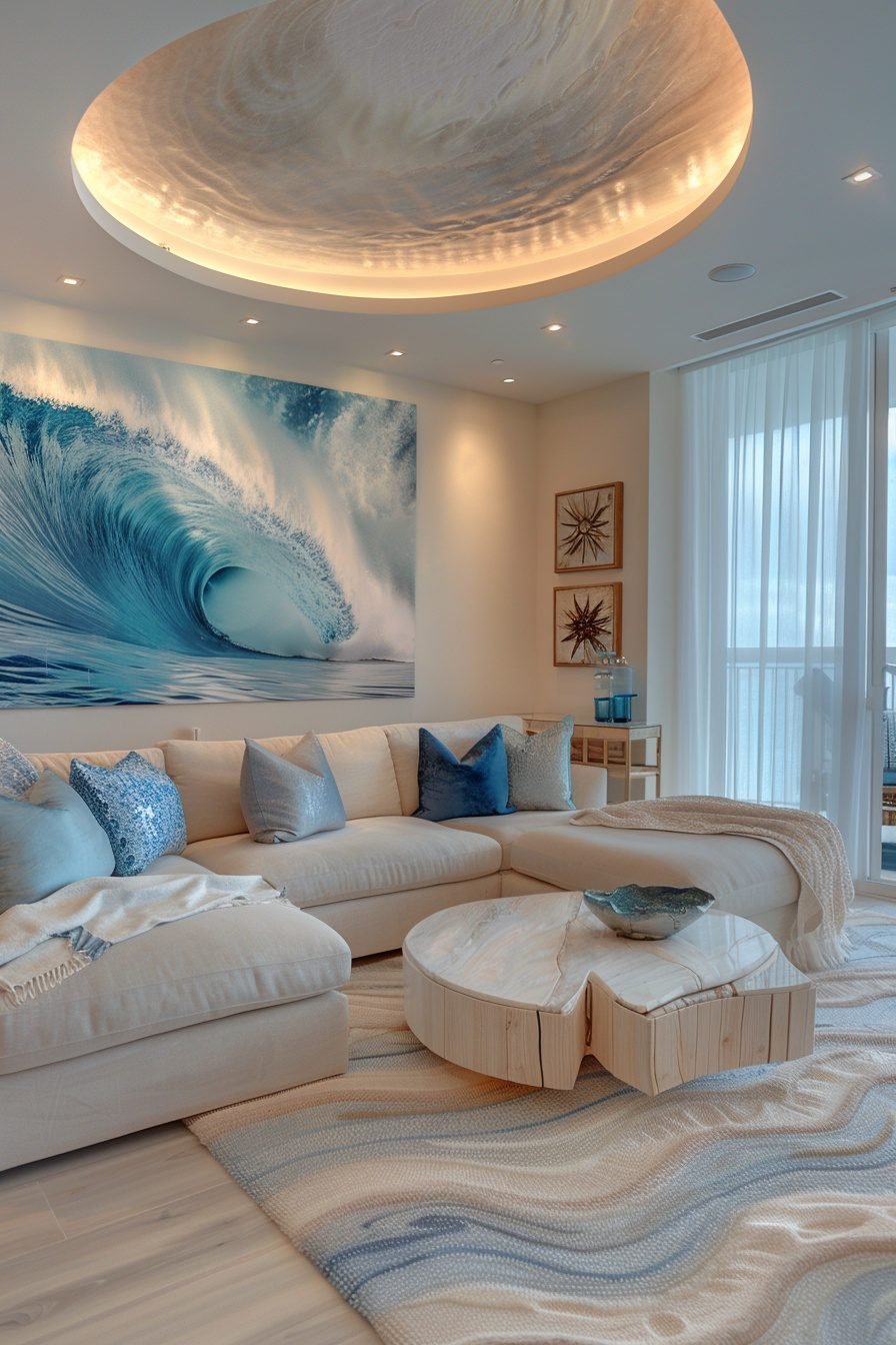 29 Coastal Living Room Ideas To Transform Your Space Into A Seaside ...