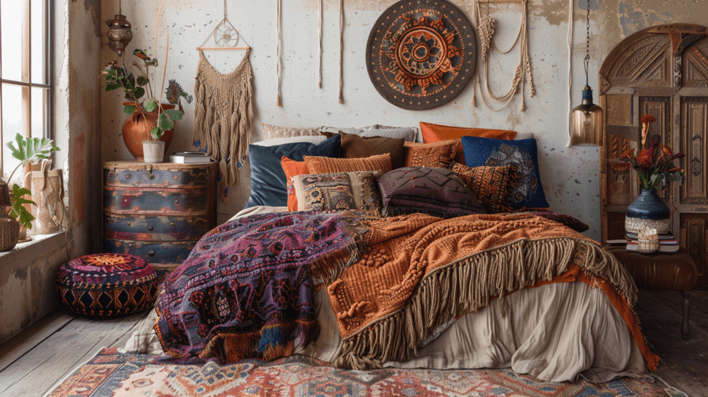 Cozy Boho Style Bedroom