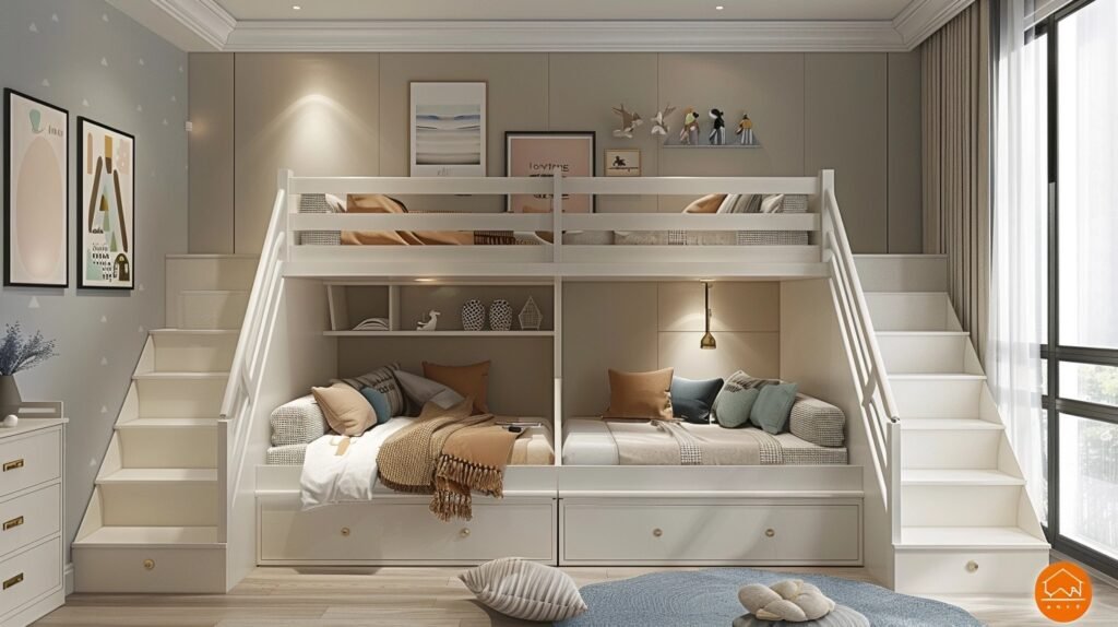 bunk bed ideas with storage