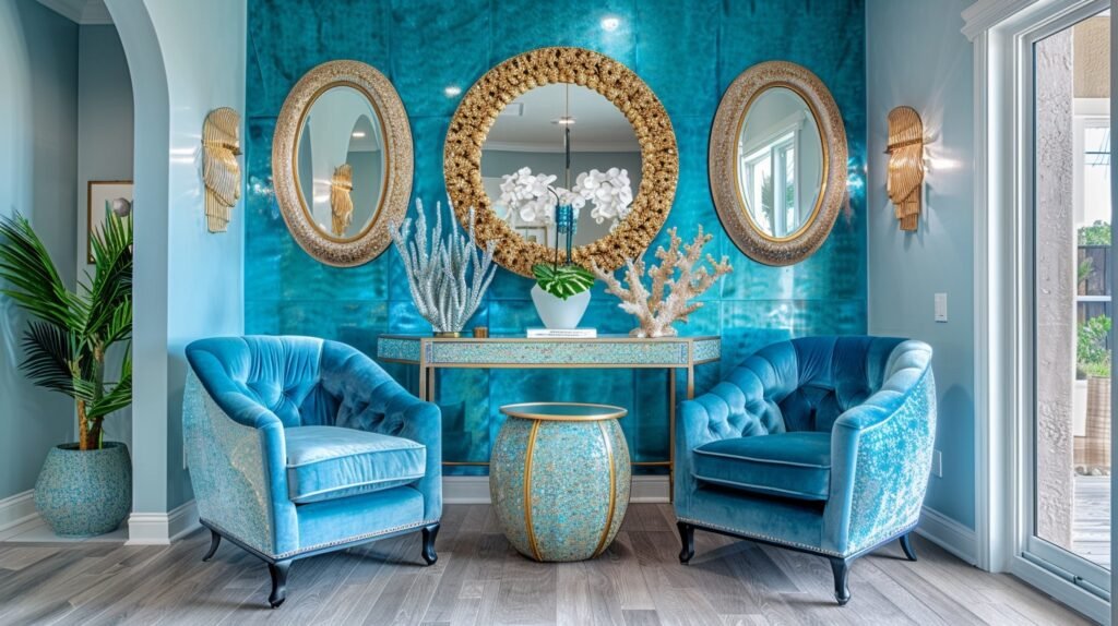 Coastal Theme Bathroom Decor