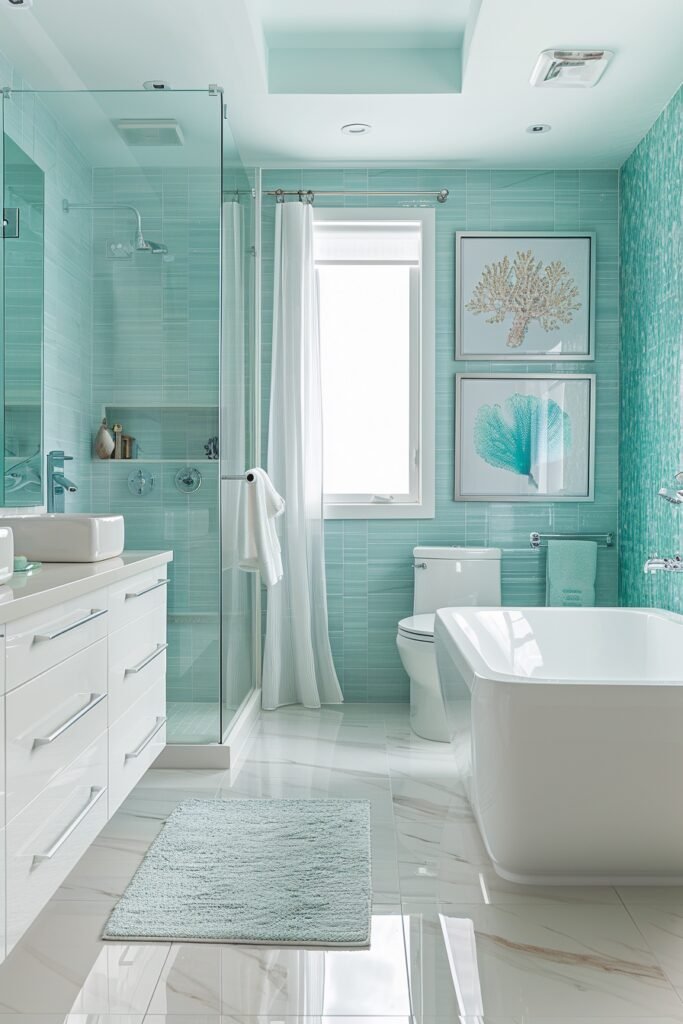 coastal inspired bathroom