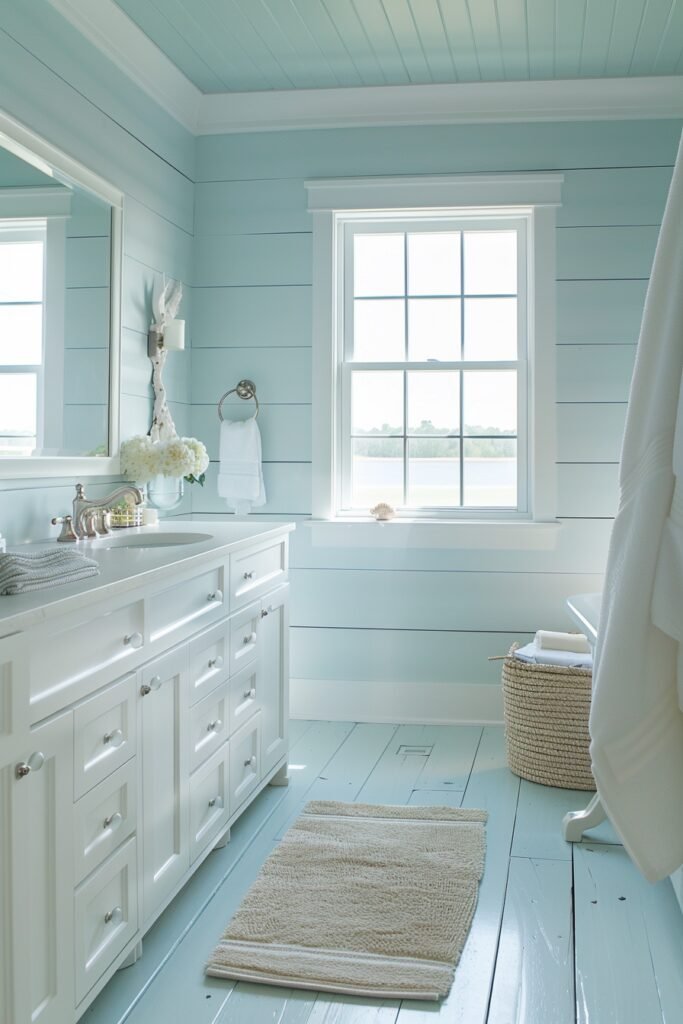 coastal inspired bathroom