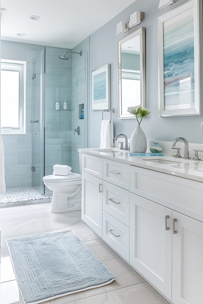 coastal inspired bathroom