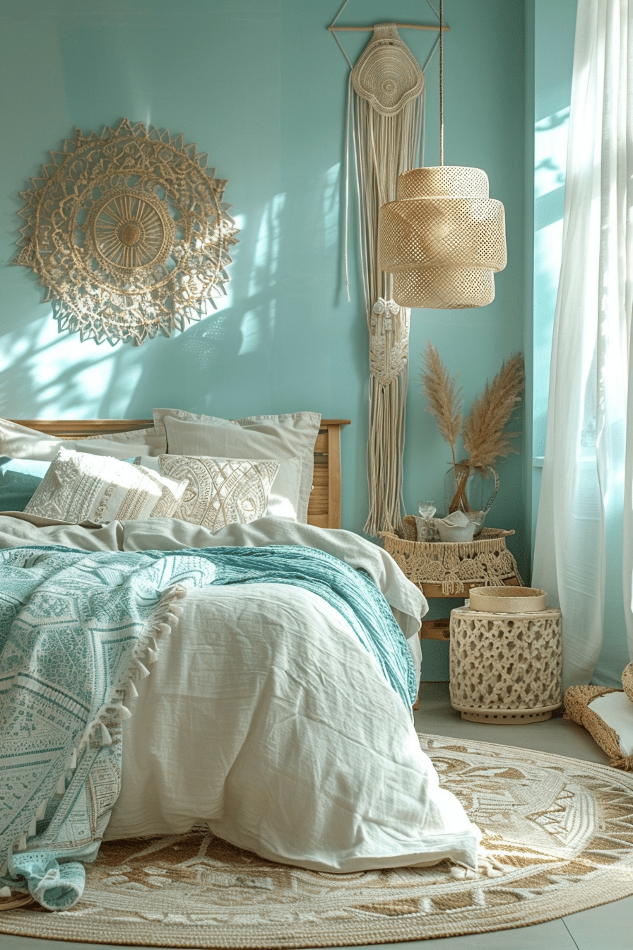 29 Blue Boho Girls Bedroom Ideas: Create A Dreamy And Artistic Space ...