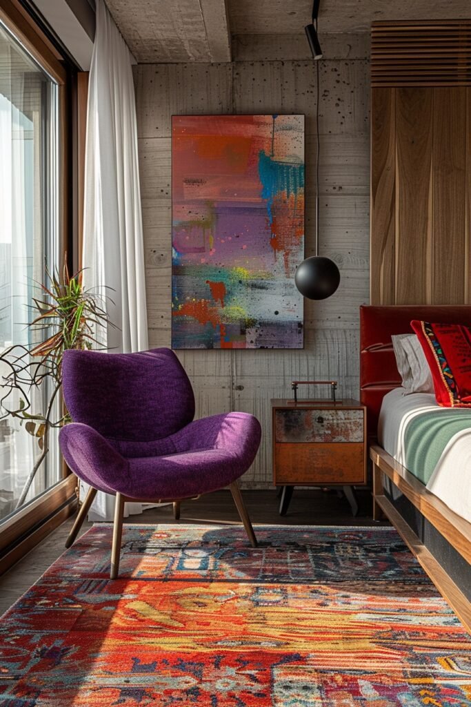 Art-Focused Urban Bedrooms