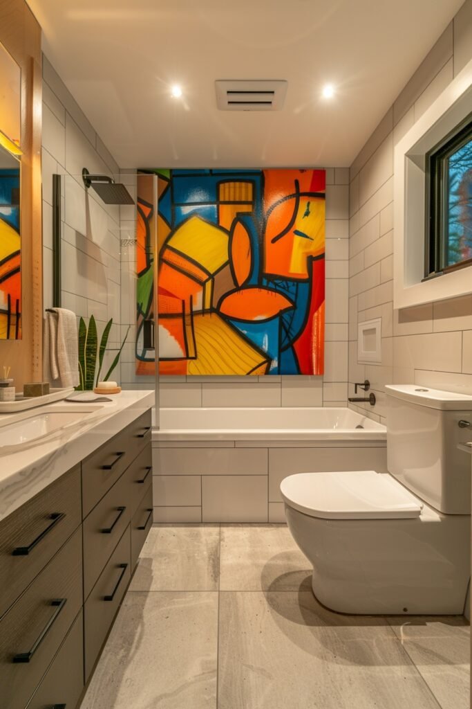 Artistic Urban Bath Space